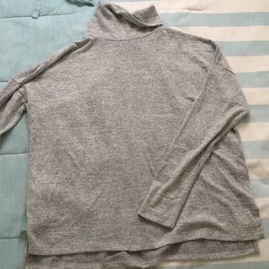 Abercrombie and Fitch Grey Turtleneck Sweater